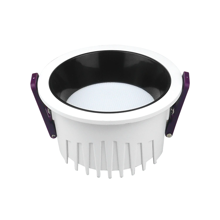 Tiefe Anti-Blend-Downlights mit mikrokristalliner Oberfläche